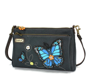 Chala Deluxe Crossbody Blue Butterfly Navy 829