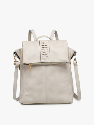 Jen & Co Vivian Backpack Bone M2348