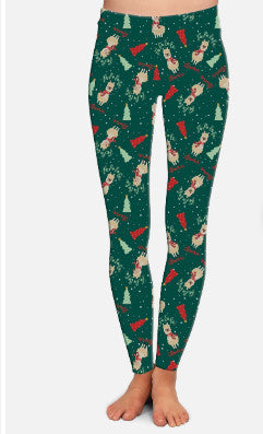 Two Left Feet Kids Leggings Llama