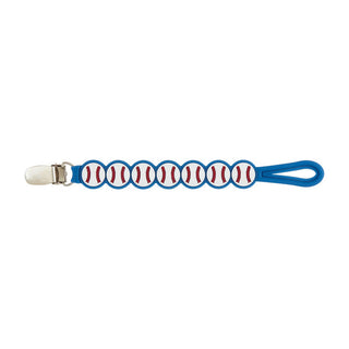 Mudpie Silicone Pacy Strap Baseball