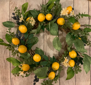 Lemon & Floral Wreath