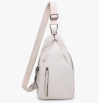 Jen & Co Nikki Sling Crossbody Ivory M2342