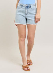 Judy Blue HW Mineral Wash Cut Off Shorts 150204