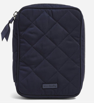 Vera Bradley Zip-Around Jewelry Folio in Classic Navy Performance Twill