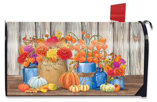Fall Mason Jars Mail Wrap