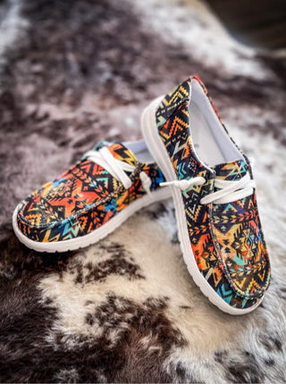 Gypsy Jazz Adair Slip On Turquoise Multi