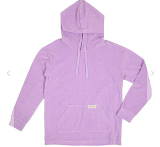 Simply Southern Terry Solid Hoodie Purple