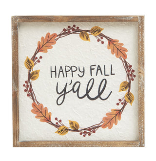 Happy Fall Y’all Harvest Print Wall Decor