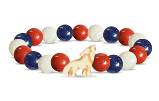 Fahlo Scout Wolf Bracelet Summer Stone