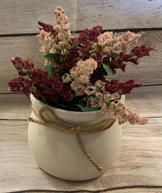 Wildflowers in Ceramic Pot