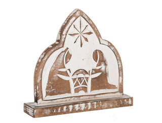 Wood Holy Family Figurine