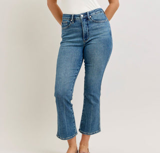 Judy Blue HW Tummy Control Kick Flare 881097