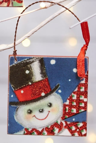 Retro Snowman Ornament Style 2