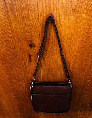 Jen & Co Posie Crossbody Merlot M2168