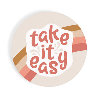 Take it Easy Car Coaster 0890
