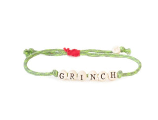 MudLove Bitty Beads Bracelet Grinch