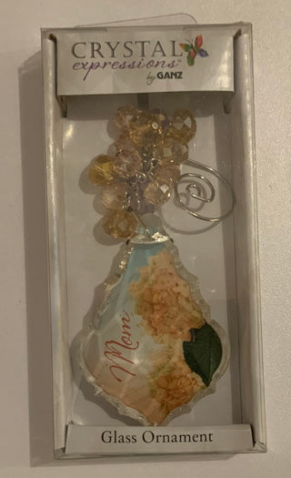 Mom Glass Ornament