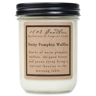 1803 Nutty Pumpkin Waffles Soy Jar Candle