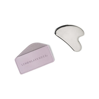 Lemon Lavender Stainless Steel Gua Sha