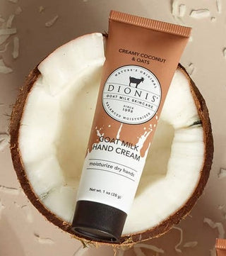 Dionis Goat Milk 1oz Hand Cream Creamy Coconut & Oats