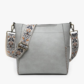 Jen & Co Penny Bucket Bag Dusty Blue M2070