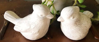 White Cardinal Salt & Pepper Shaker Set