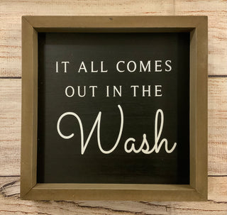 Laundry Box Sign