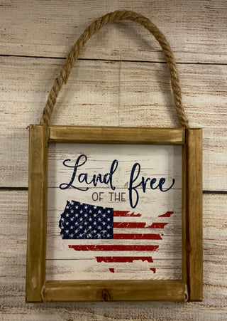 Americana Wood Sign