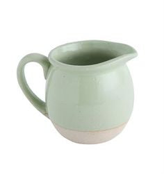 Aqua Stoneware Creamer