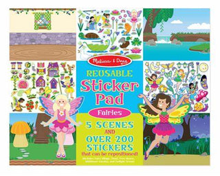 Melissa & Doug Reusable Sticker Pad Fairies