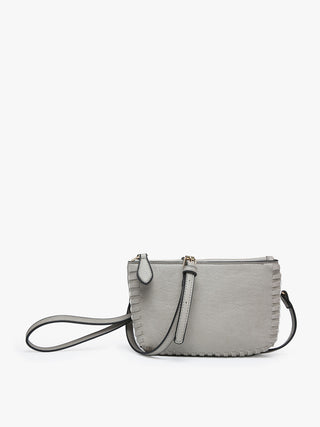 Jen & Co Bonnie Crossbody Wristlet Grey M2397
