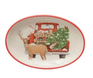 Stoneware Animal Dish