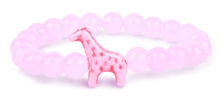 Fahlo Trek Giraffe Bracelet Kenya Orchid Pink