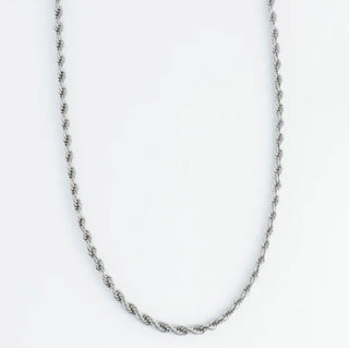 Howard's Narelle Waterproof Rope Chain Necklace Silver