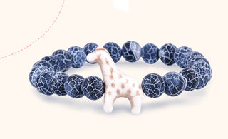 Fahlo Trek Giraffe Bracelet River Blue