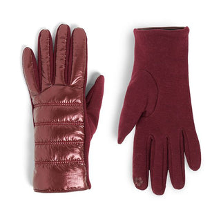 Coco + Carmen Wine Puffer Texting Gloves