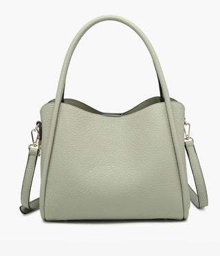 Jen & Co Sasha Structured Satchel Light Sage M2608