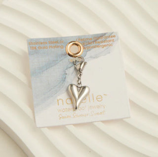 Howard's Narelle Waterproof Heart Charm Silver