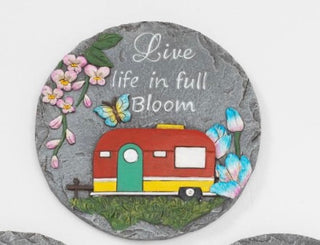 Camper Garden Stone