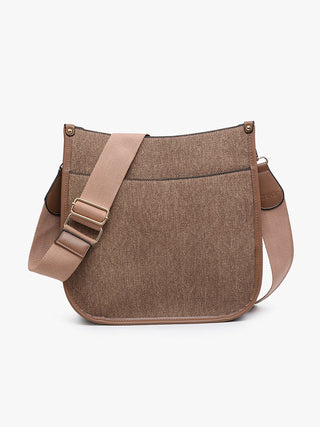 Jen & Co Chloe Denim Crossbody Brown M1977