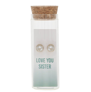 Love You Sister Earrings
