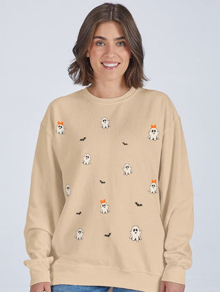 Simply Southern Long Sleeve Crewneck Ghost Sand