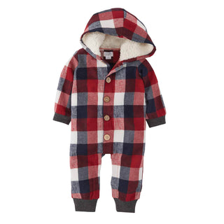 Buffalo Check Hooded Onesie
