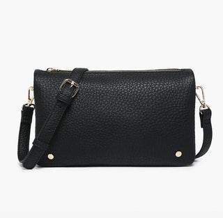 Jen & Co Phiona Studded Crossbody Black M2672