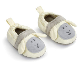 Demdaco Sheep Booties 6-12M