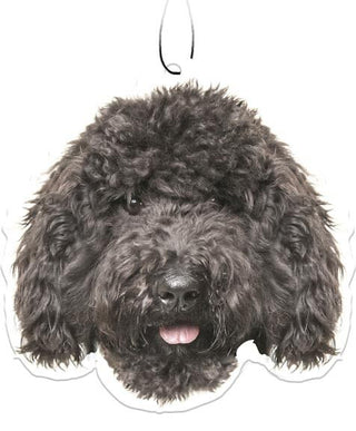 Black Labradoodle Air Freshener