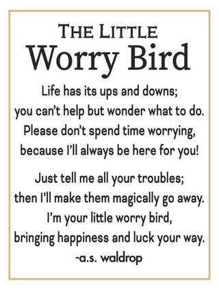 Worry Bird Charm