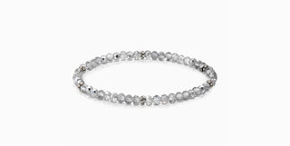 My Fun Colors Mini Crystal Bracelet Silver Crystal Silver Accent