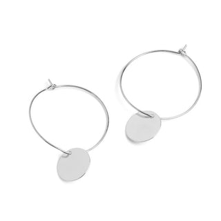 Whispers Dainty Hoop with Dangle WN004185/86