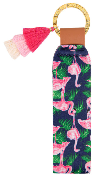 SS Key Fob  Flamingo